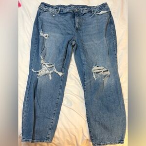 Old Navy Light Blue high rise straight jeans size 24